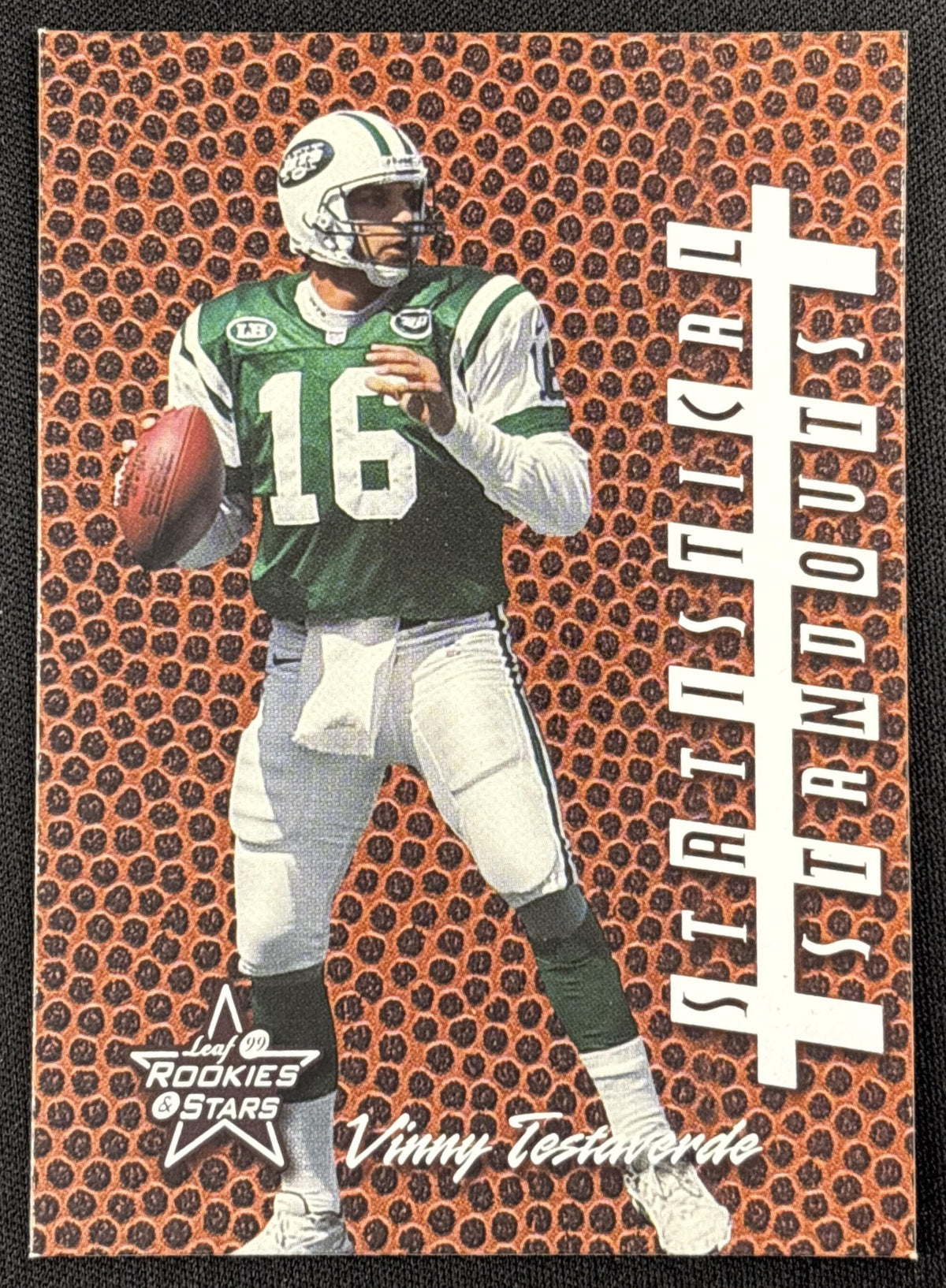 Vinny Testaverde 1999 Leaf Rookies & Stars Statistical Standouts /1250 Jets