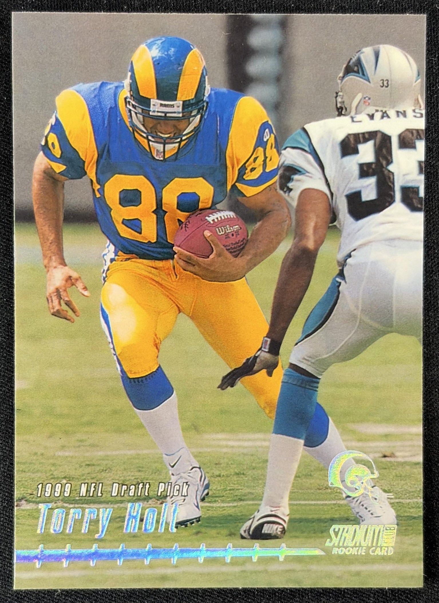Torry Holt 1999 Topps Stadium Club Rams