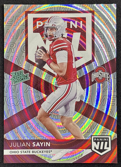 Julian Sayin 2026 Panini NSCC Silver Pack Foil
