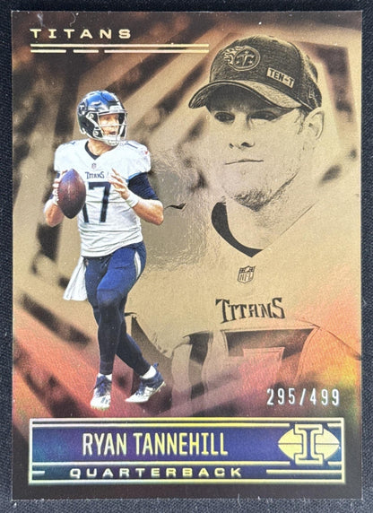 Ryan Tannehill 2021 Panini Illusions Trophy Collection Bronze /499 Titans Sports Trading Card