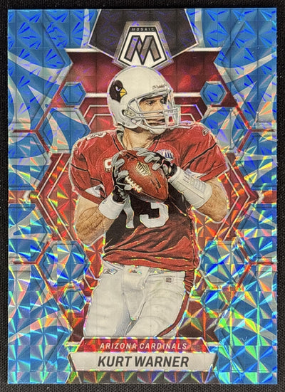 Kurt Warner 2023 Panini Mosaic Reactive Blue Mosaic Cardinals Sports Trading Cards