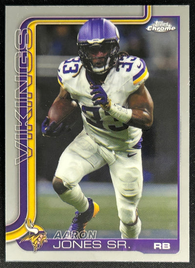 Aaron Jones Sr. 2025 Topps Chrome Vikings Sports Trading Cards