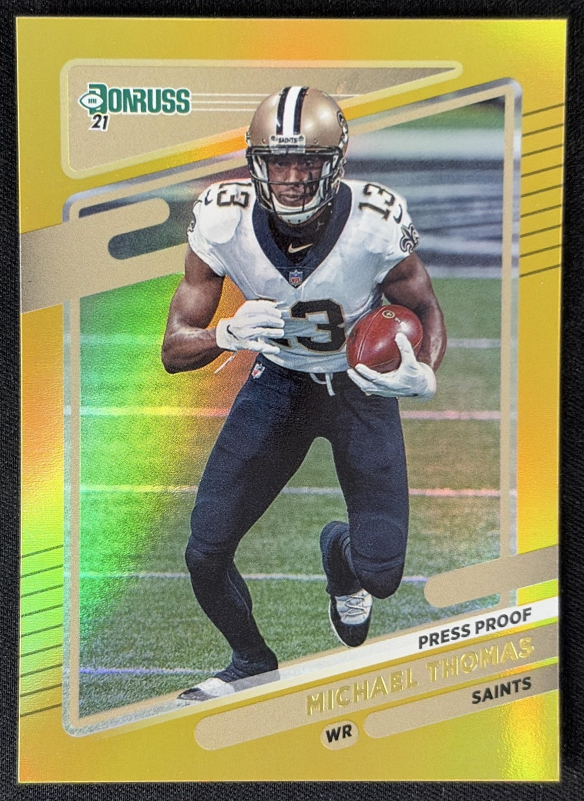 Michael Thomas 2021 Panini Donruss Press Proof Premium Saints - New Orleans Saints