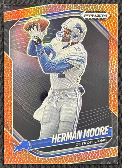 Herman Moore 2025 Panini Prizm Black Football /225 Lions Sports Trading Card