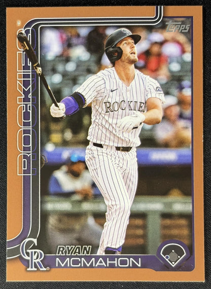 Ryan McMahon 2025 Topps Gold /2025 Rockies front