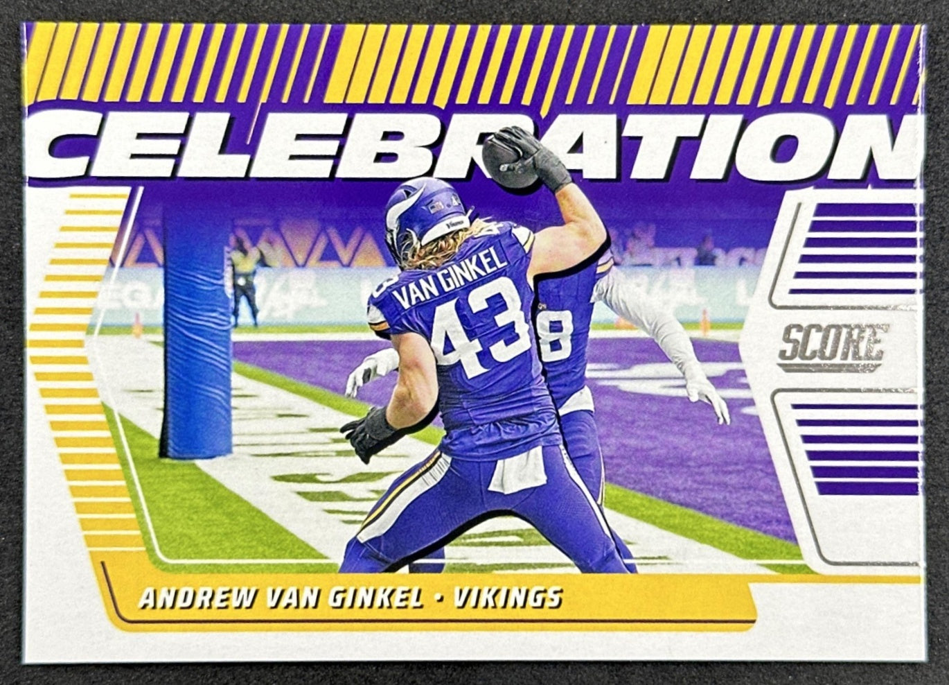 Andrew Van Ginkel 2025 Panini Score Celebration Vikings