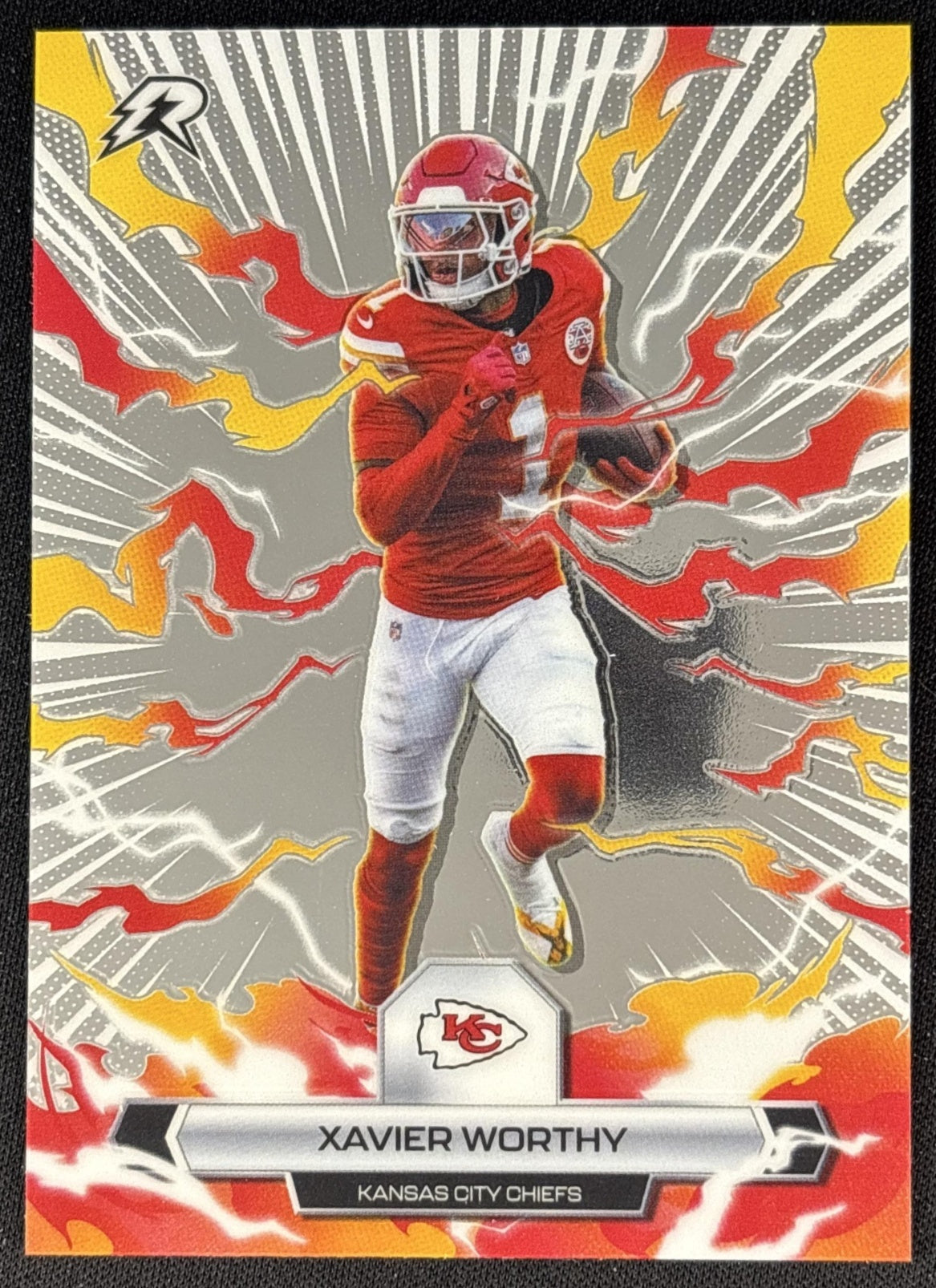 Xavier Worthy 2025 Topps Resurgence Chiefs Kansas City Chiefs front
