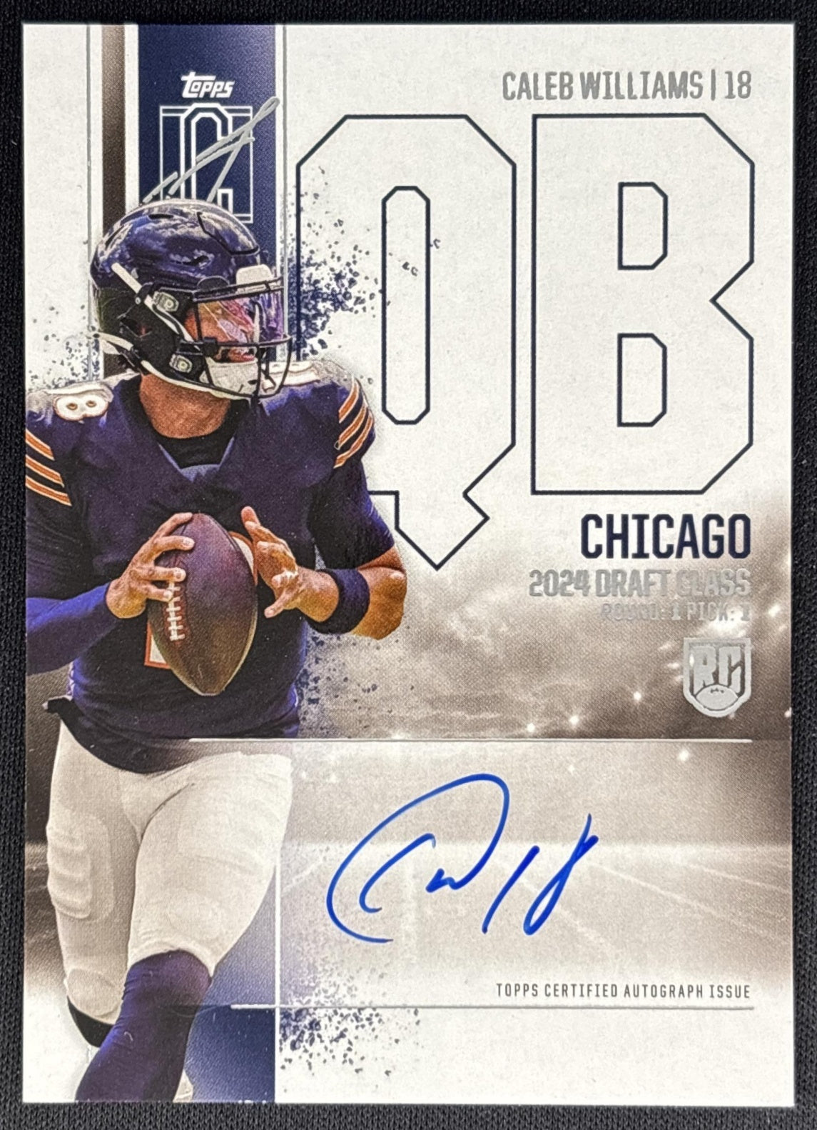 Caleb Williams 2024 Topps Signature Class Rookie I Auto Bears Sports Trading Cards