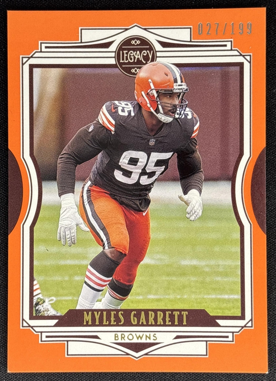 Myles Garrett 2021 Panini Legacy Orange /199 Browns