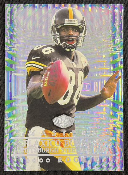 Plaxico Burress 2000 Collector's Edge Masters HoloSilver /1000 Steelers Sports Trading Card