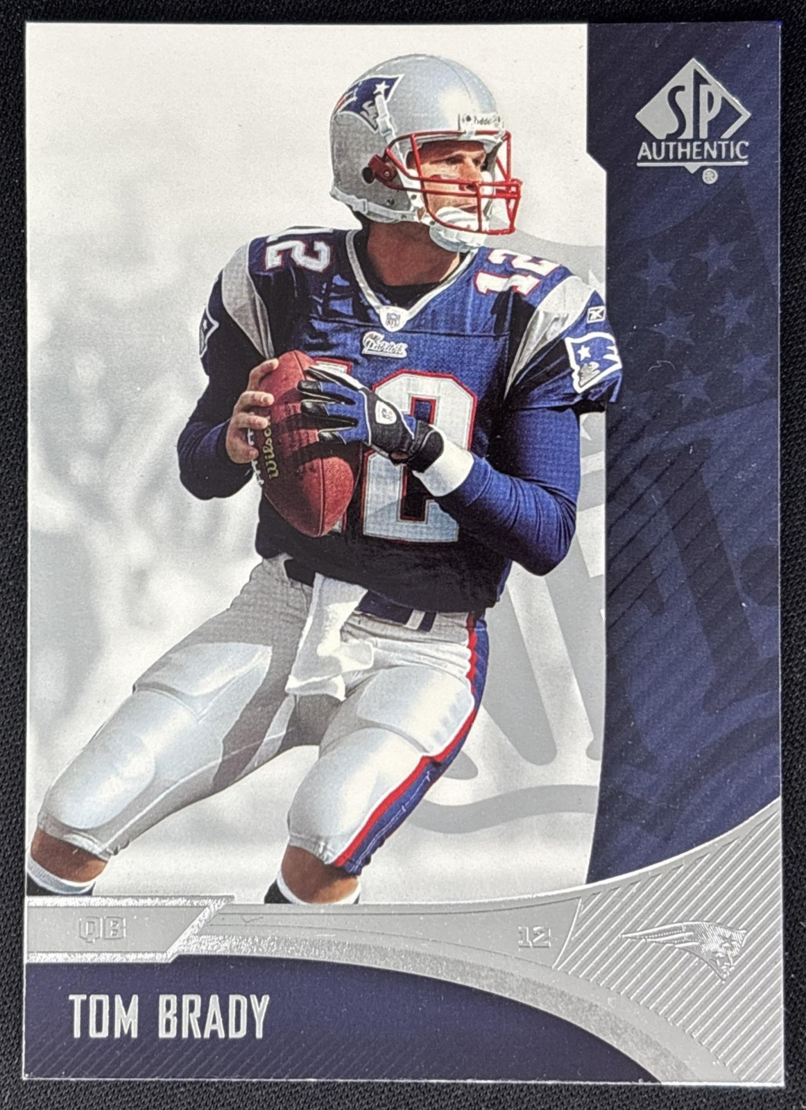 Tom Brady 2006 SP Authentic Patriots Sports Trading Cards