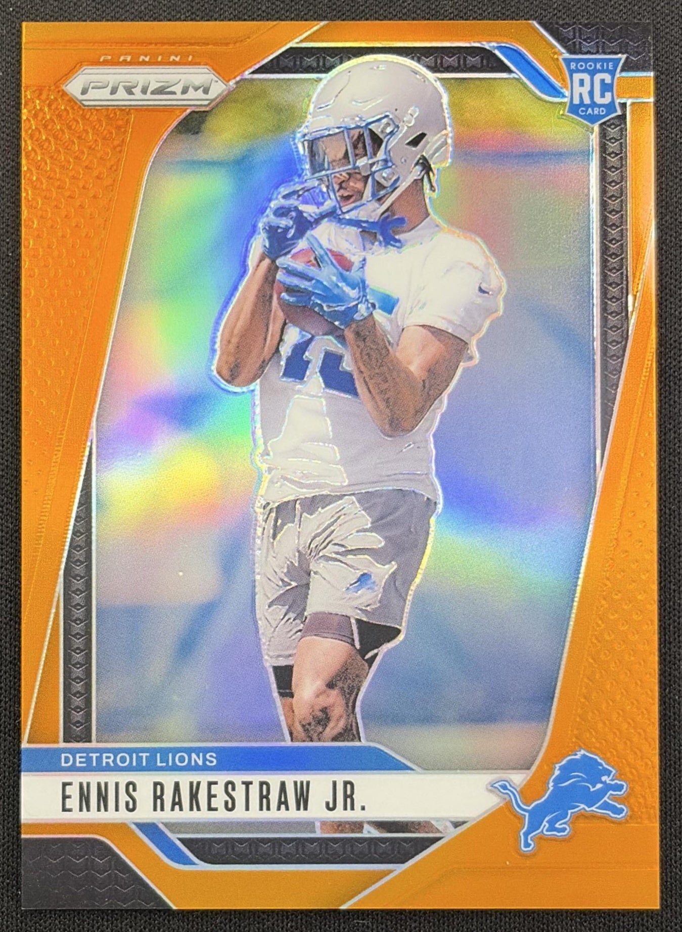 Ennis Rakestraw Jr. 2024 Panini Prizm Orange /249 Lions Detroit Lions