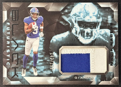 Malik Nabers 2024 Panini Black Futuristic /199 Giants front