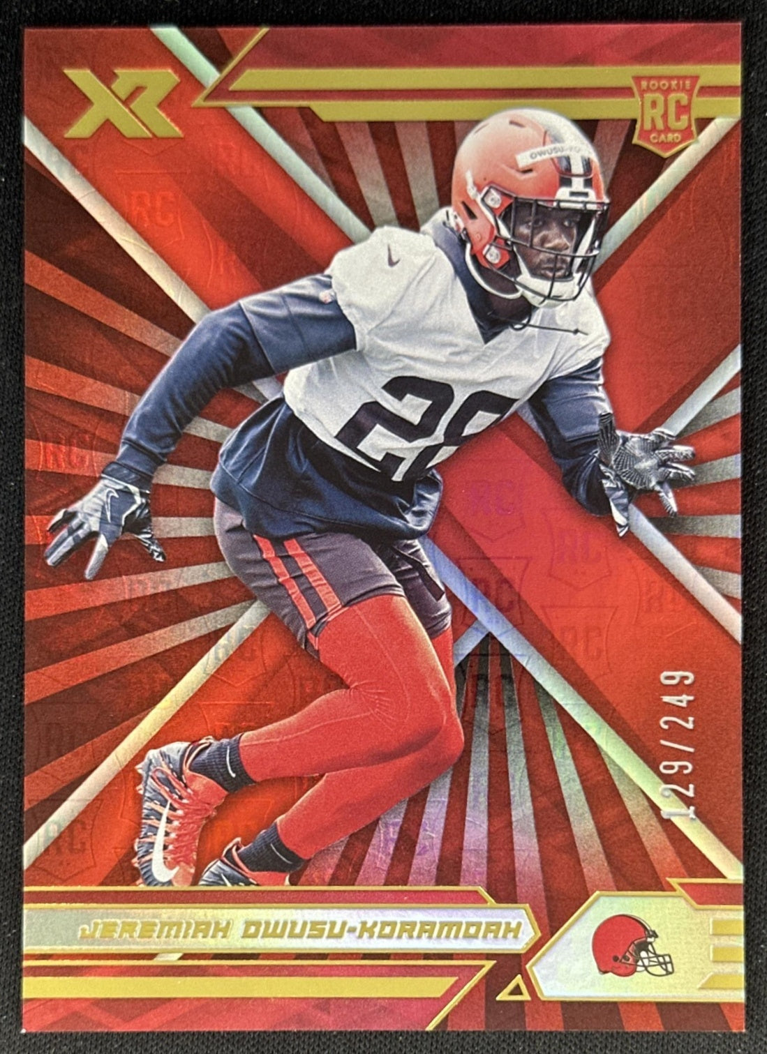 Jeremiah Owusu-Koramoah 2021 Panini Luminance /249 Browns Default Title Sports Trading Cards