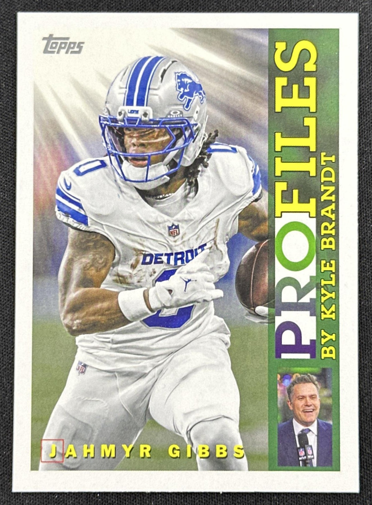 Jahmyr Gibbs 2026 Topps Flagship Profiles Lions