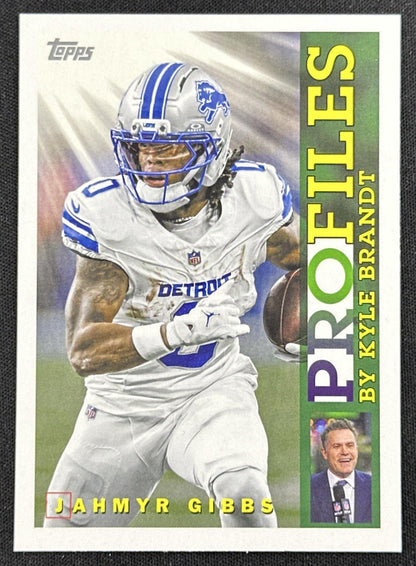 Jahmyr Gibbs 2026 Topps Flagship Profiles Lions