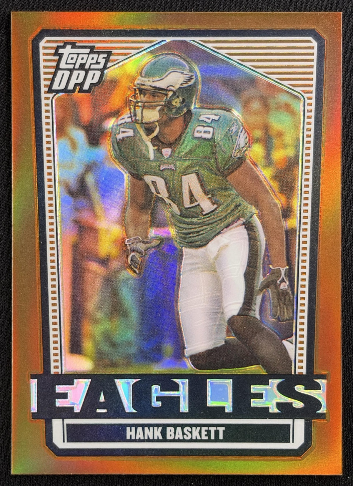 Hank Baskett 2007 Topps Draft Picks & Prospects Chrome Bronze Refractor /250 Eagles