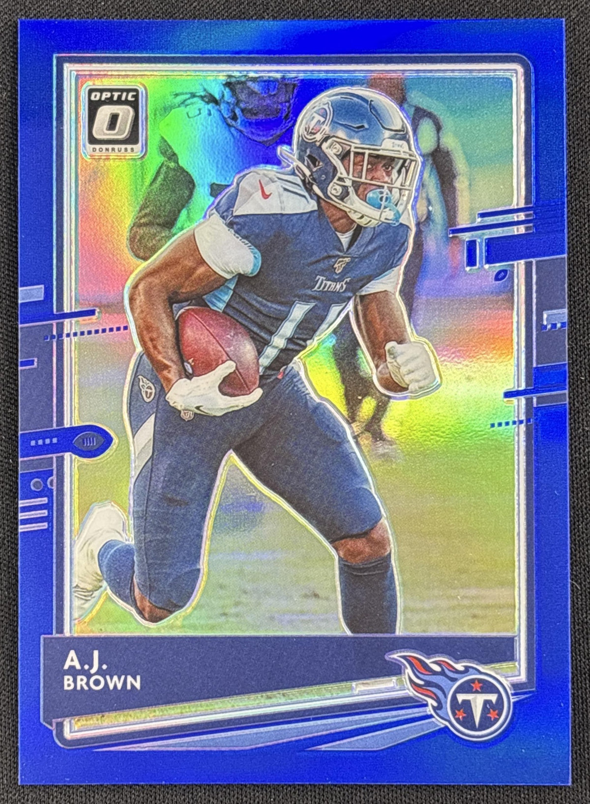 A.J. Brown 2020 Panini Donruss Optic Blue Prizm /179 Titans