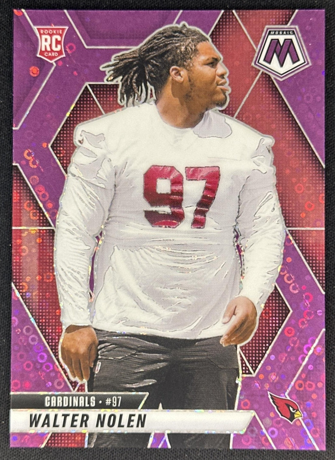 Walter Nolen 2025 Panini Mosaic Rookies No Huddle Purple Prizm /50 Cardinals Default Title Sports Trading Cards