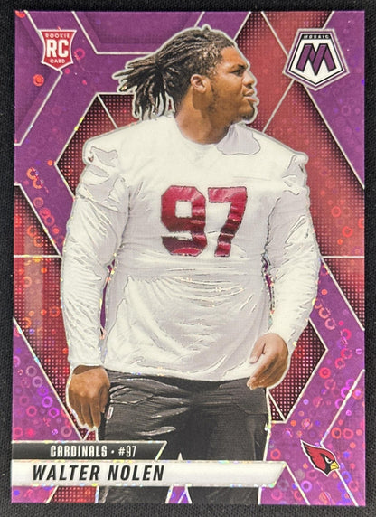 Walter Nolen 2025 Panini Mosaic Rookies No Huddle Purple Prizm /50 Cardinals Default Title Sports Trading Cards