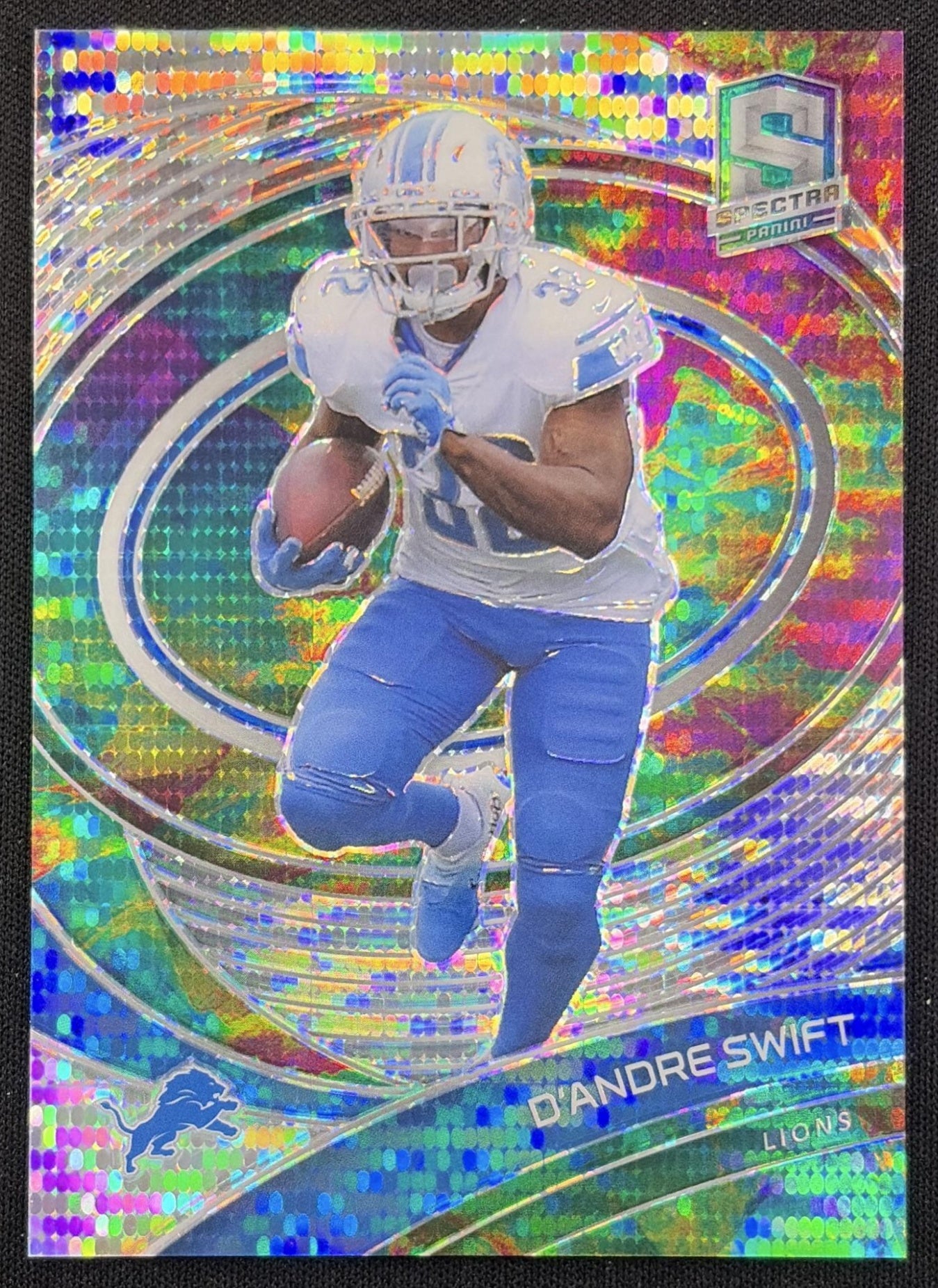 D'Andre Swift 2021 Panini Spectra Celestial /99 Lions Detroit Lions