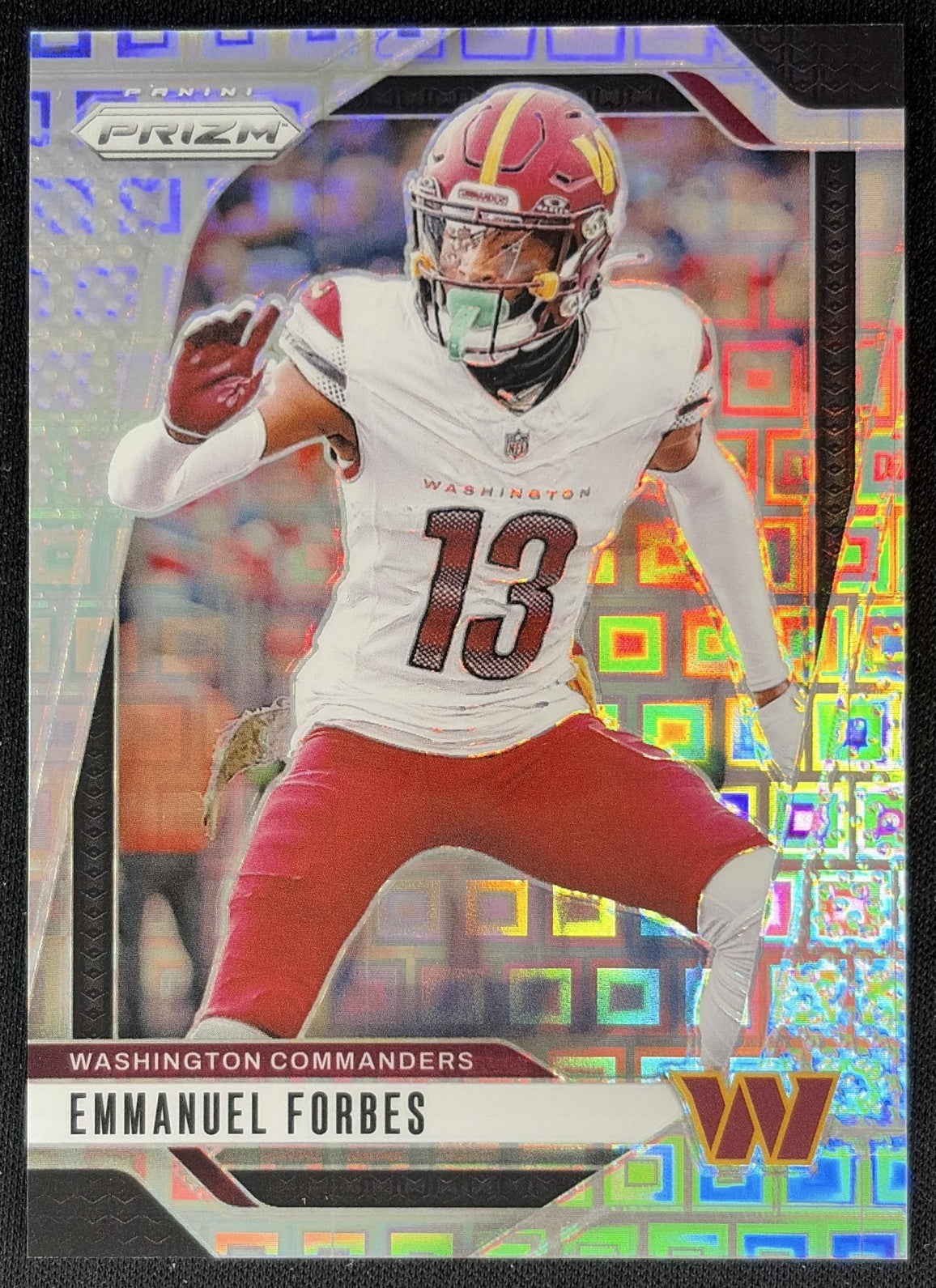 Emmanuel Forbes 2024 Panini Prizm Pandora /400 Commanders
