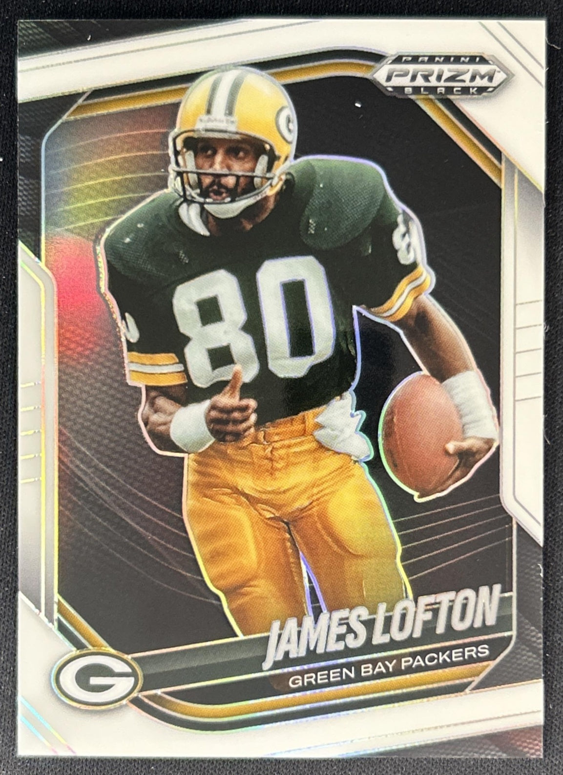 James Lofton 2025 Panini Prizm Black White /175 Packers