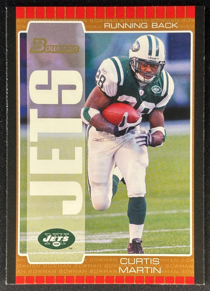 Curtis Martin 2005 Bronze Jets Football