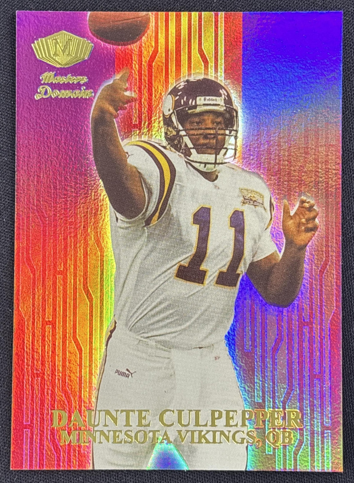 Daunte Culpepper 2000 Collector's Edge Masters Domain /5000 Vikings