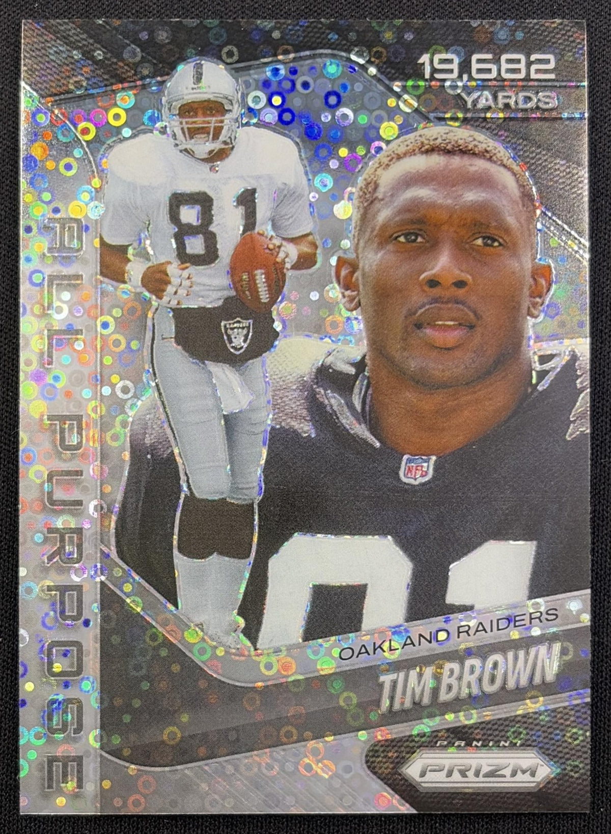 Tim Brown 2025 Panini Prizm All Purpose No Huddle Raiders Oakland Raiders
