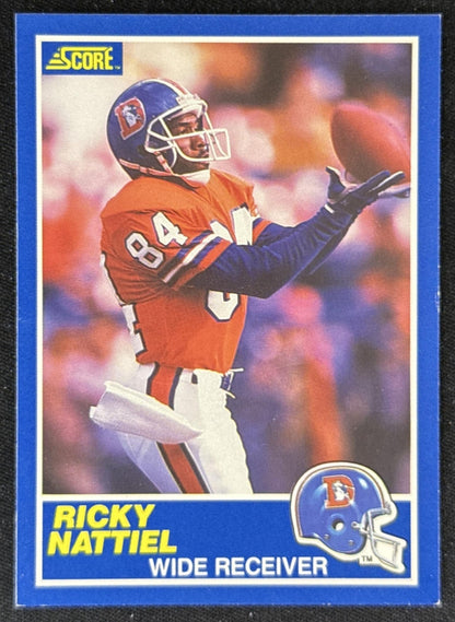Ricky Nattiel 1989 Score Broncos Sports Trading Card