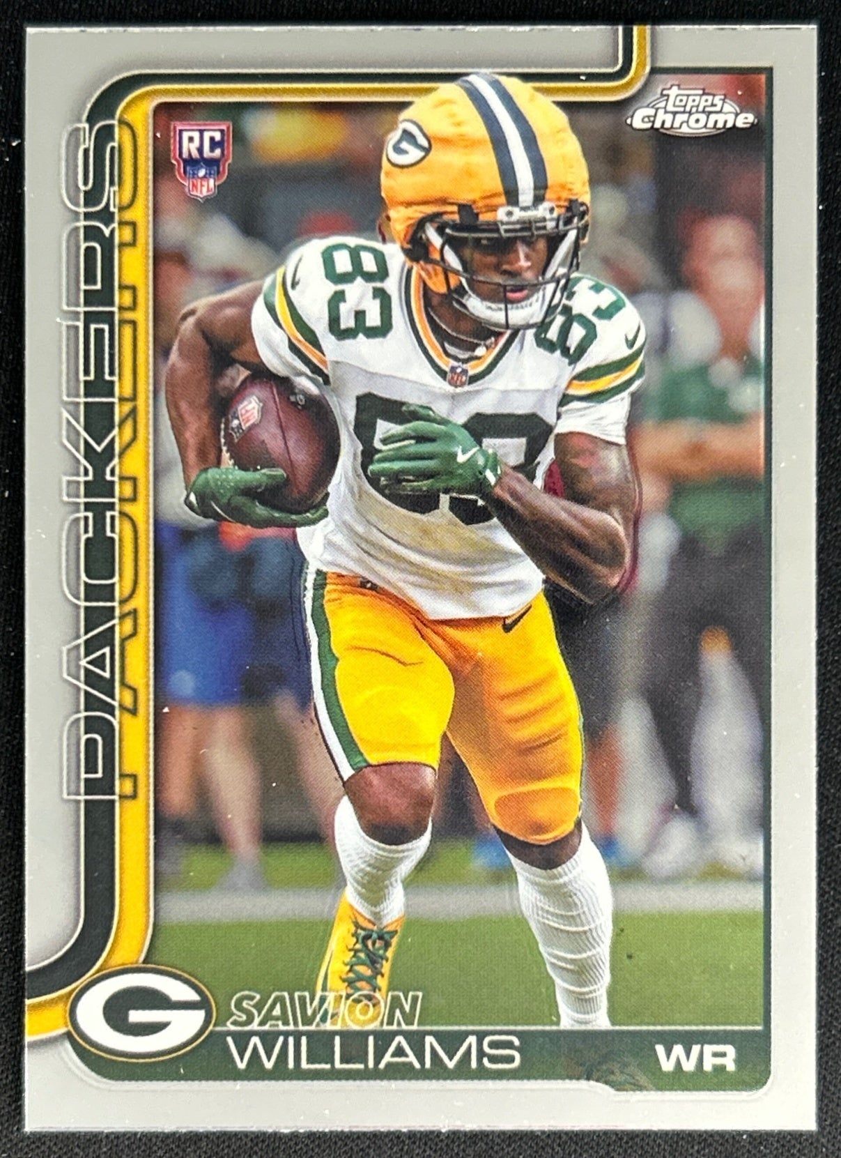 Savion Williams 2025 Topps Chrome Rookie Packers Default Title Sports Trading Cards