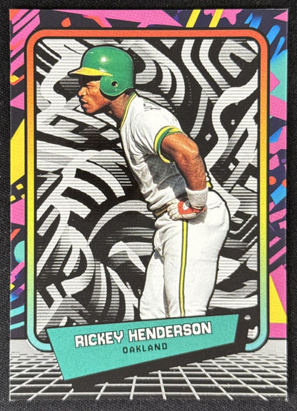 Rickey Henderson 2026 Panini 90s Pop Culture Sports Trading Card