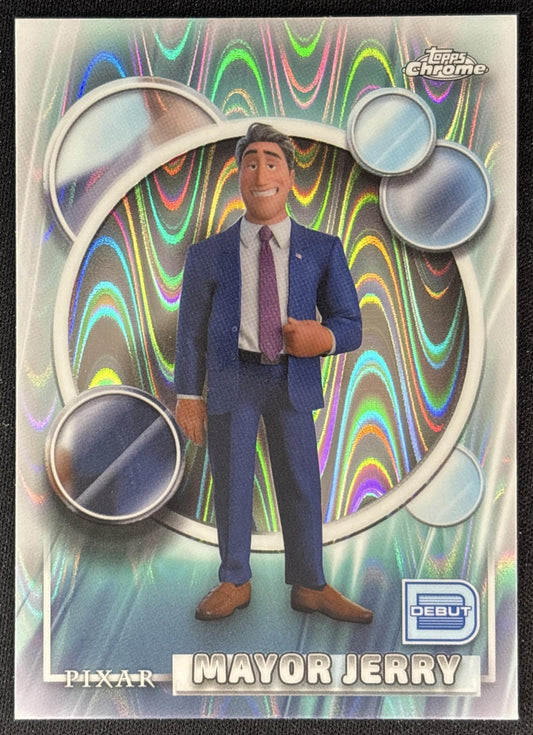 Mayor Jerry 2026 Topps Chrome Disney Raywave Refractor Hoppers Non-Sport