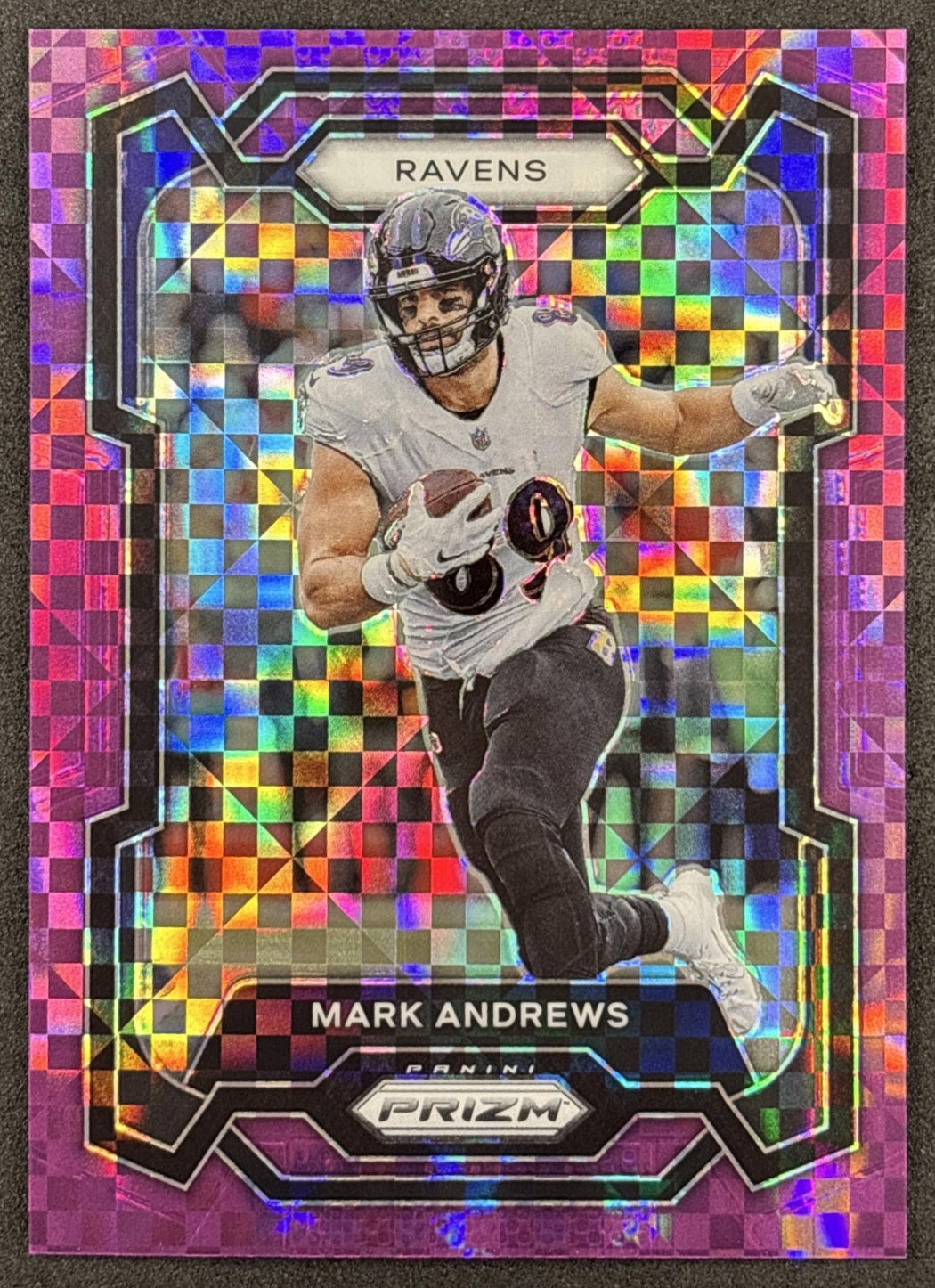 Mark Andrews 2022 Panini Prizm Purple Power /49 Ravens Baltimore Ravens