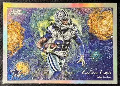 CeeDee Lamb 2025 Topps Cosmic Chrome Stars In The Night Cowboys front
