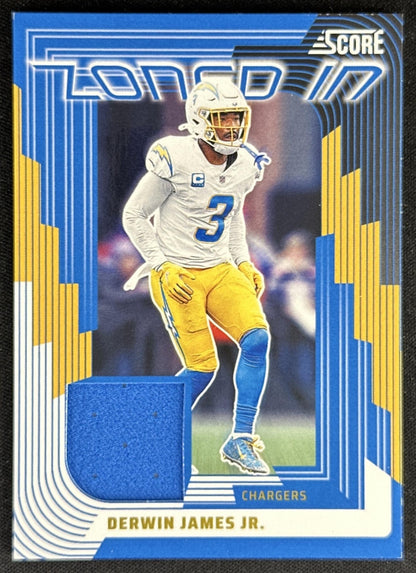 Derwin James Jr. 2025 Panini Score Zoned In Jerseys Chargers
