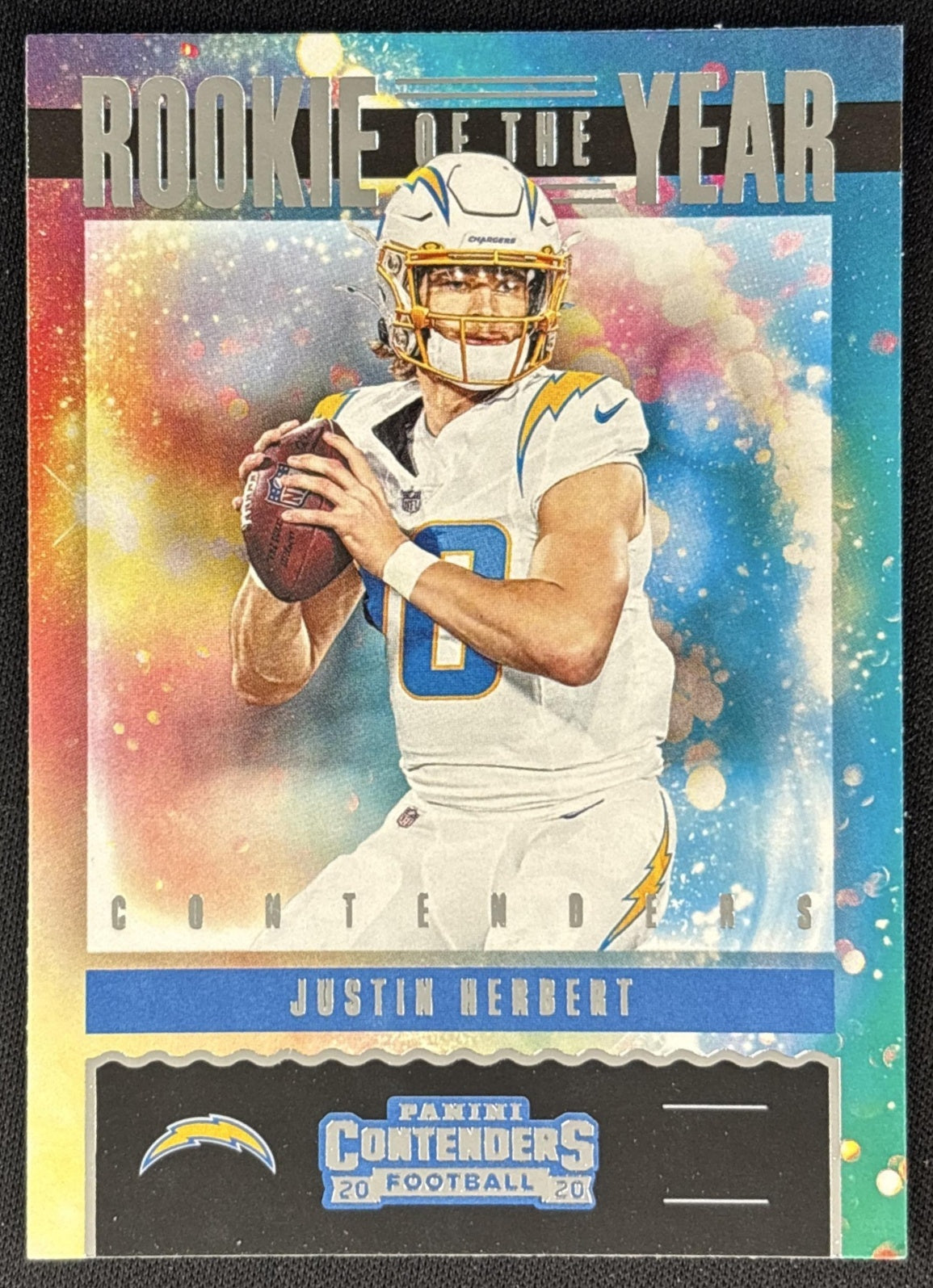 Justin Herbert 2020 Panini Contenders Rookie of the Year Chargers Sports Trading Cards