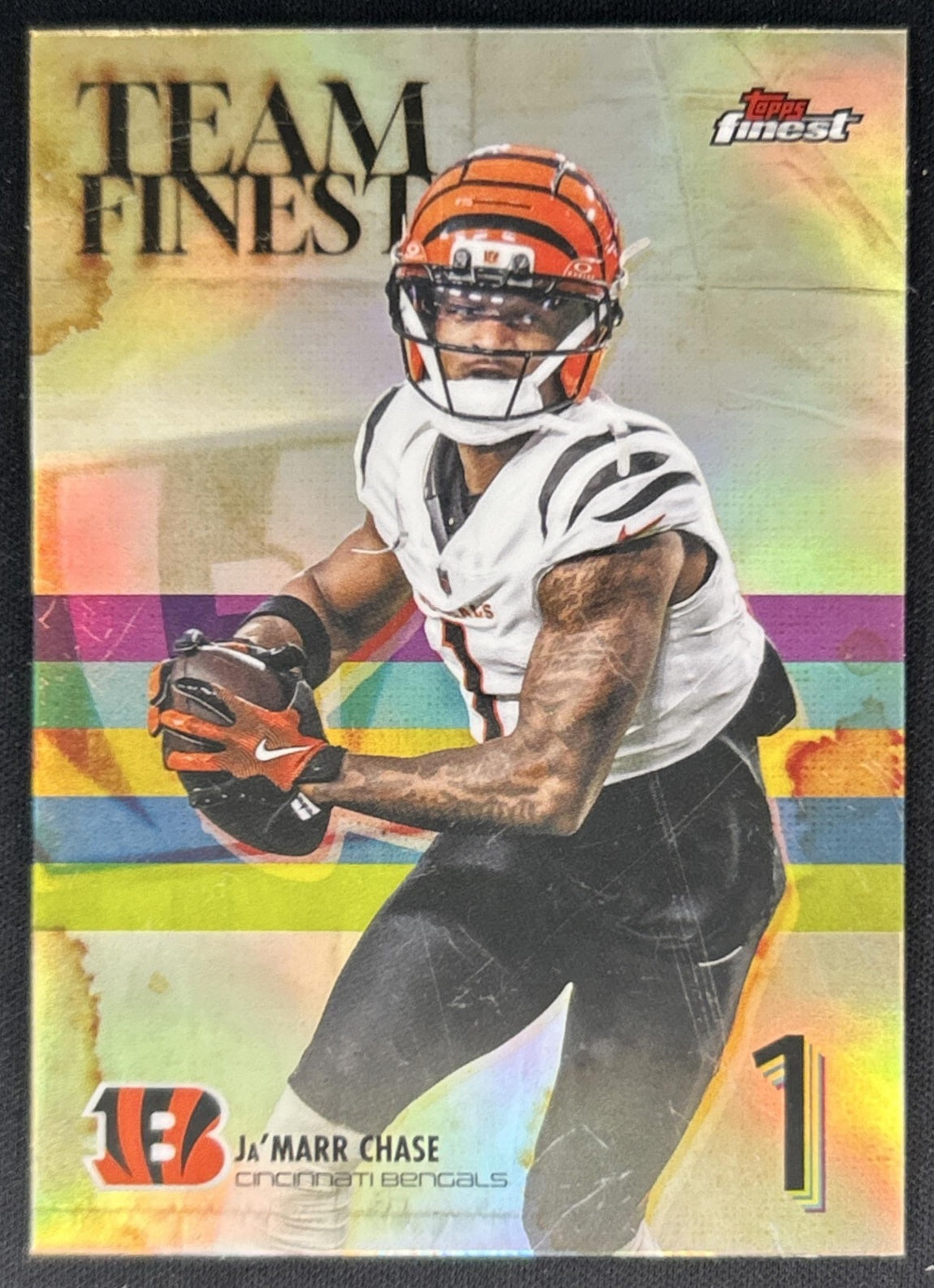 Ja'Marr Chase 2025 Topps Finest Team Bengals
