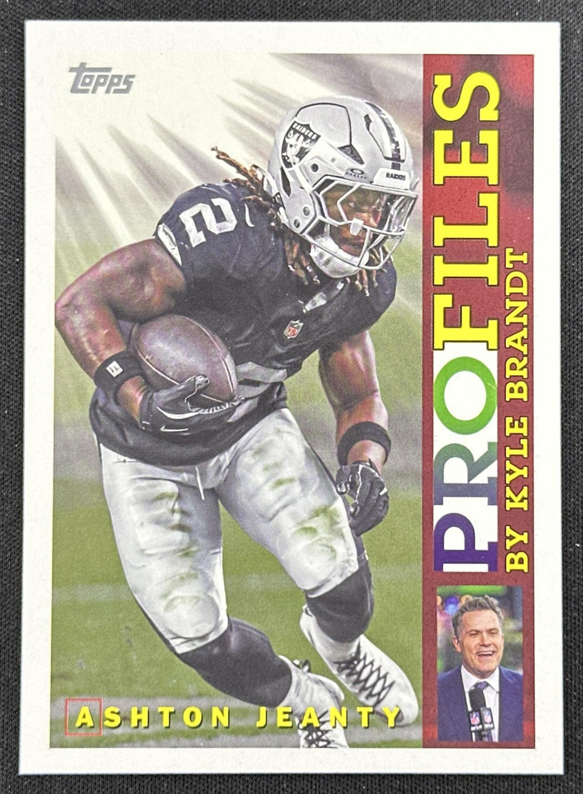 Ashton Jeanty 2026 Topps Flagship Profiles Raiders