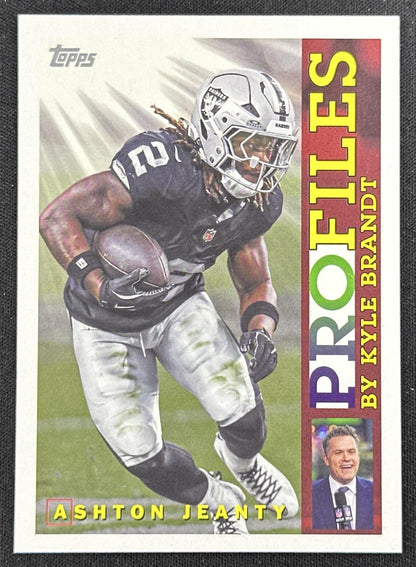 Ashton Jeanty 2026 Topps Flagship Profiles Raiders