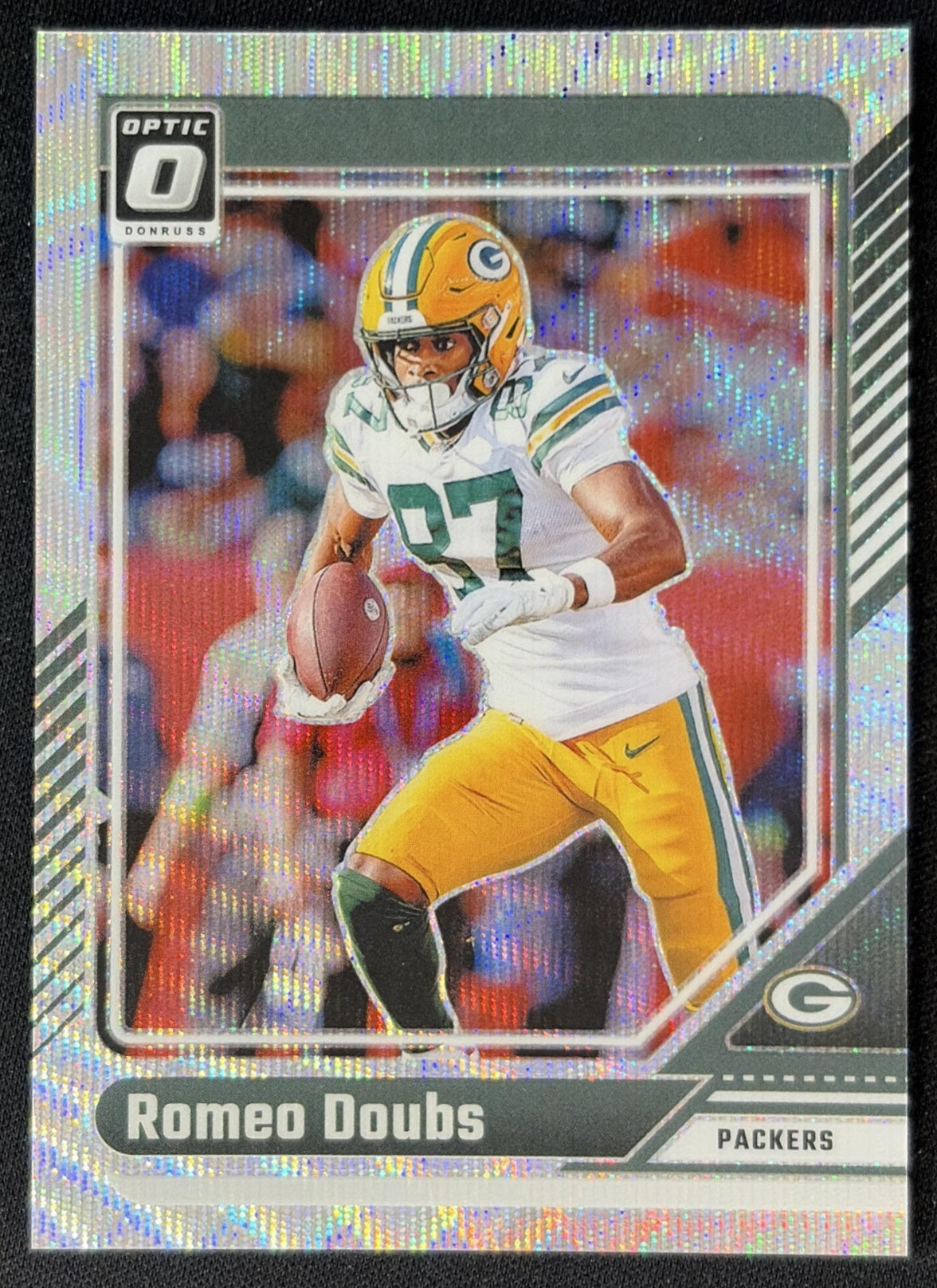 Romeo Doubs 2024 Panini Donruss Optic Wave /300 Packers
