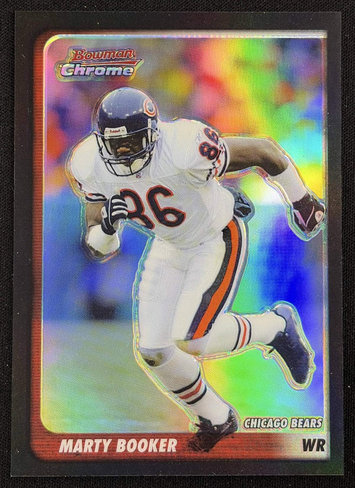 Marty Booker 2003 Bowman Chrome Refractors /500 Bears - Front