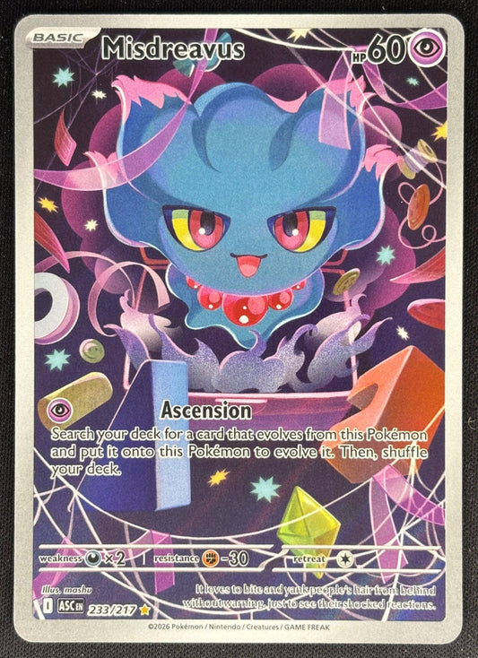Misdreavus 2026 Pokemon Ascended Heroes Non-Sports Trading Cards