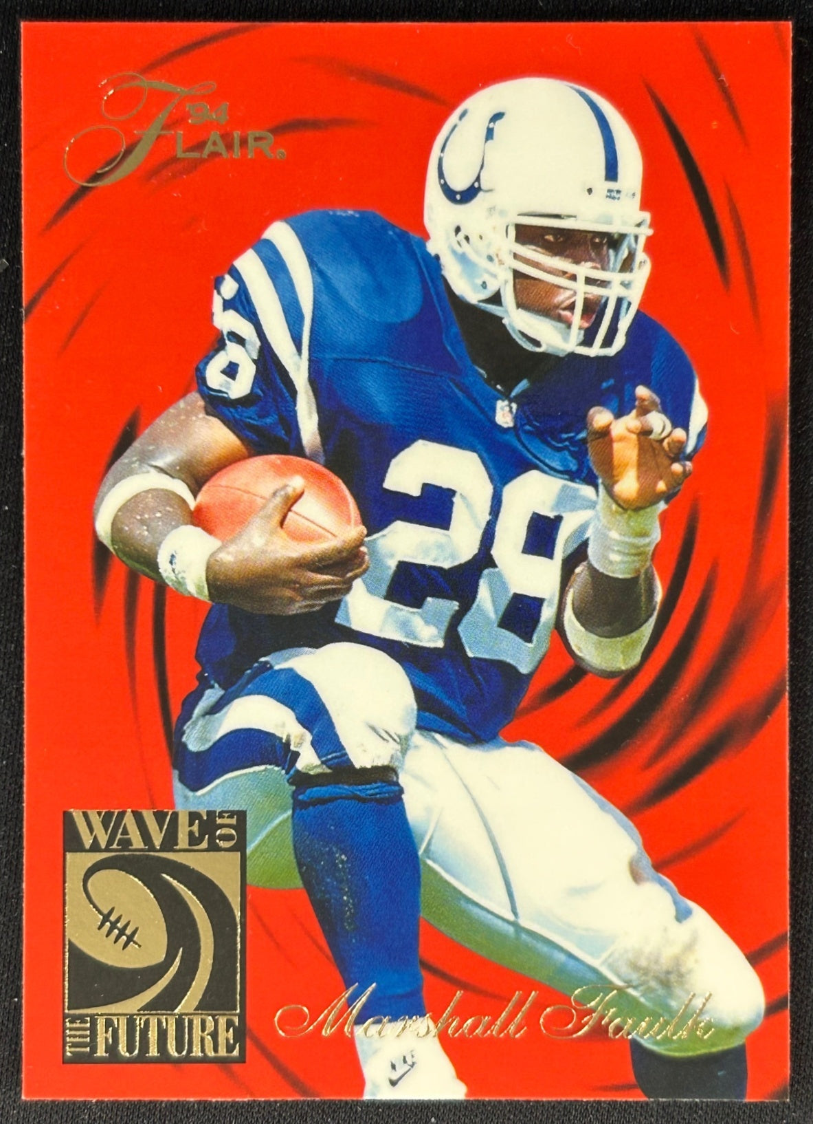 Marshall Faulk 1994 Ultra Flair Wave of the Future Colts Sports Trading Cards