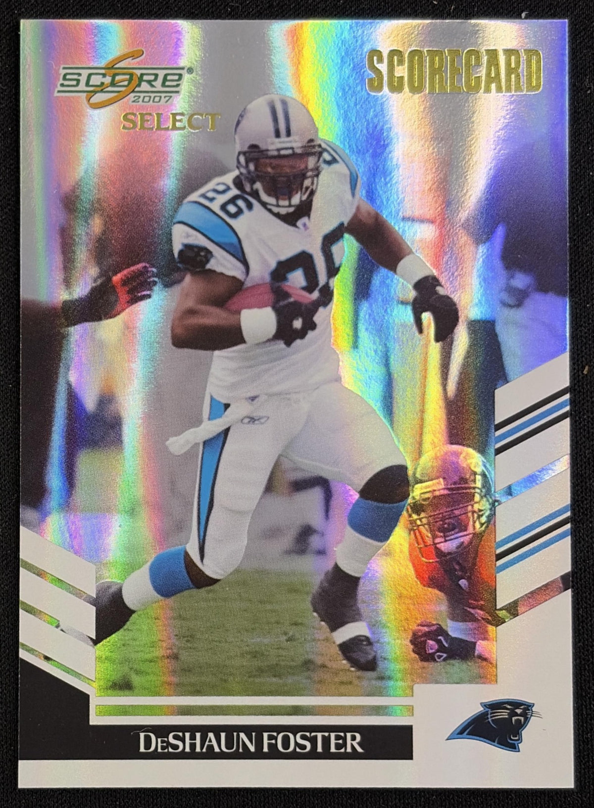 DeShaun Foster 2007 Score Select Scorecard /100 Panthers - Front