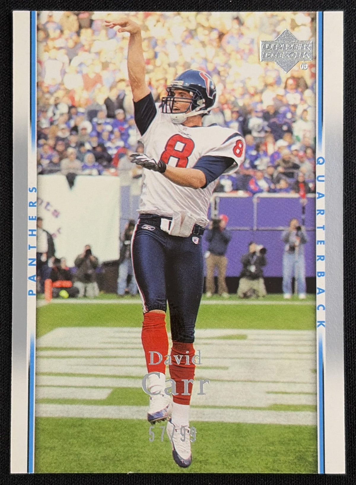 David Carr 2007 Upper Deck Silver /99 Panthers