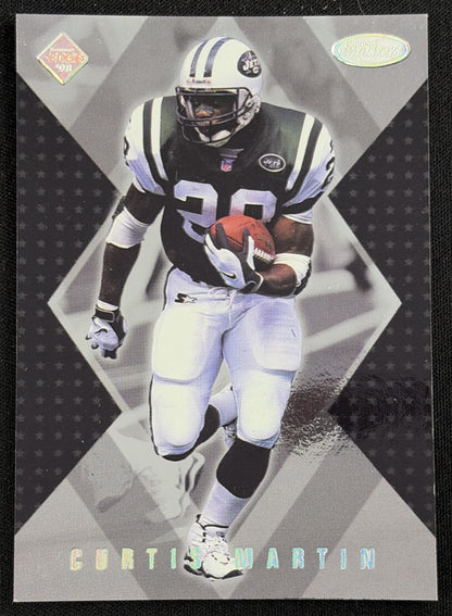 Curtis Martin 1998 Collector's Edge Masters 50 Point /3000 Jets sports trading card front