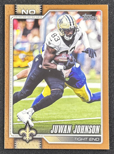 Juwan Johnson 2026 Topps Gold /2026 Saints