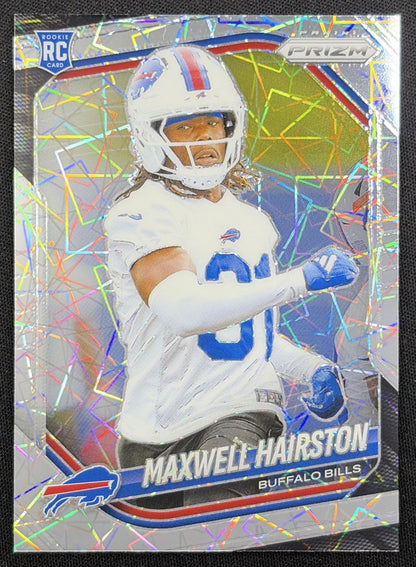 Maxwell Hairston 2025 Panini Prizm Lazer Bills